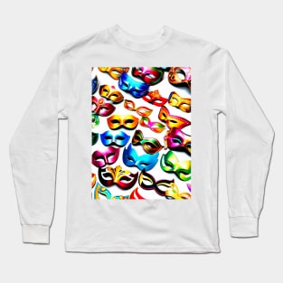 Disguise masks and hidden face so no one recognizes me Long Sleeve T-Shirt